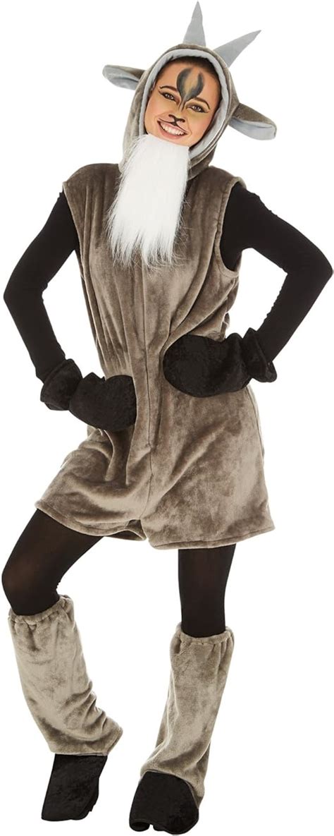 dressforfun Goat Costume for her and for him | Hood with ears and horns ...