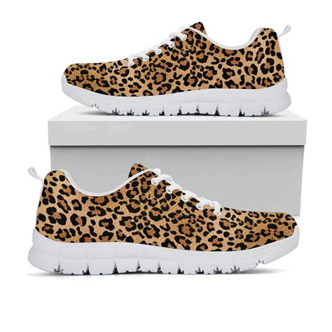 Leopard Print Sneakers - Animal Print Shoes- Cheetah / Jaguar Pattern – CustomKiks.com