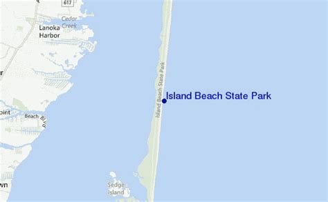 Map Island Beach State Park | Beach Map