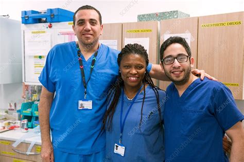 Hospital staff - Stock Image - C035/5104 - Science Photo Library