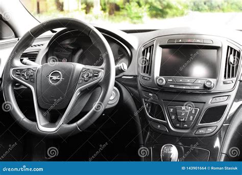 Kiev, Ukraine - June 19, 2018: Car Interior Opel Insignia Editorial Stock Image - Image of ...