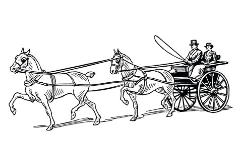 Horse And Buggy Drawing at GetDrawings | Free download