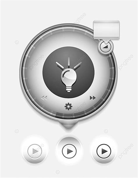 Idea Light Bulb Vector Art PNG, Light Bulb Icon Button Idea, Application, Power, Icon PNG Image ...