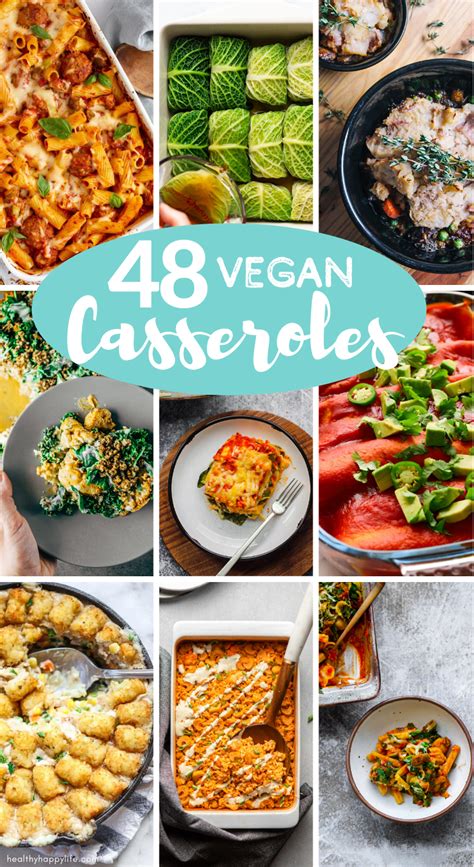 48 Vegan Casserole Recipes - HealthyHappyLife.com