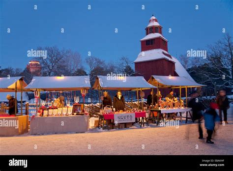 Christmas market at skansen hi-res stock photography and images - Alamy