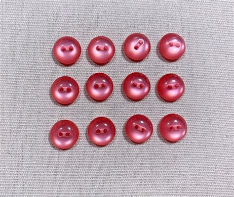 Small Pink Button Pink Button Sewing Buttons 1/2 16mm | Etsy