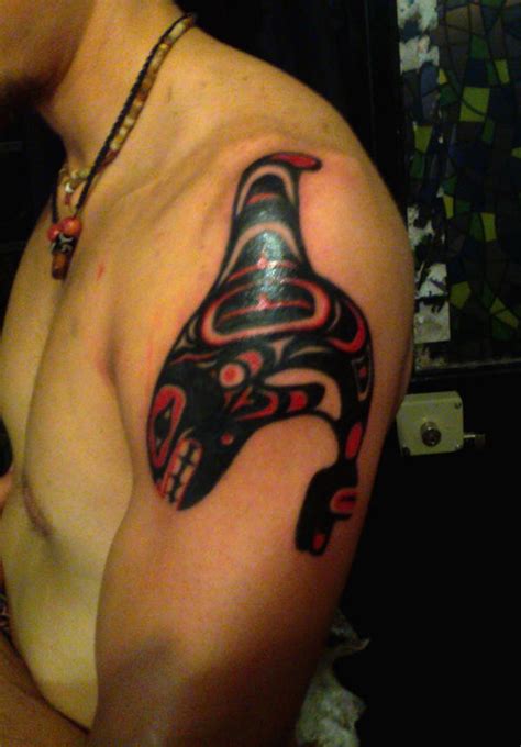 Haida tattoo, Killer whale by redtrujillo on DeviantArt