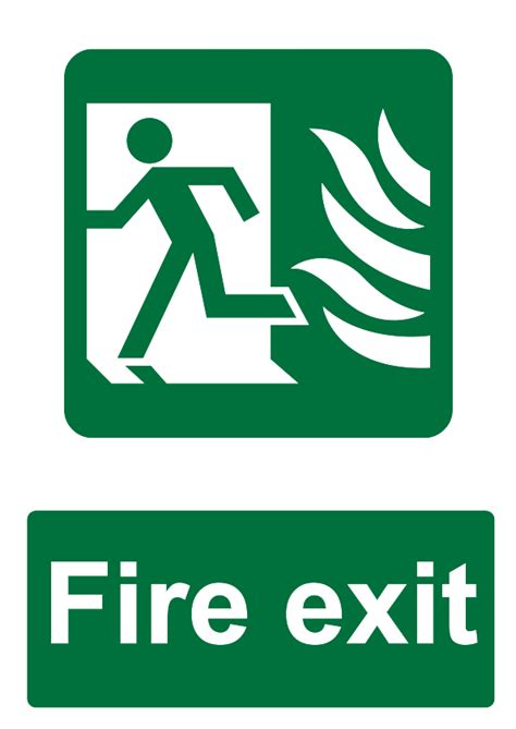 Free Printable Fire Evacuation Signs - Printable Templates