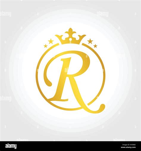 Letter R initial inside circle symbol design Stock Vector Image & Art - Alamy