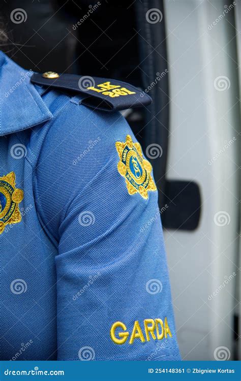 Uniform of the Garda, Limerick, Ireland, 20, August, 2022 Editorial Photo - Image of fingers ...