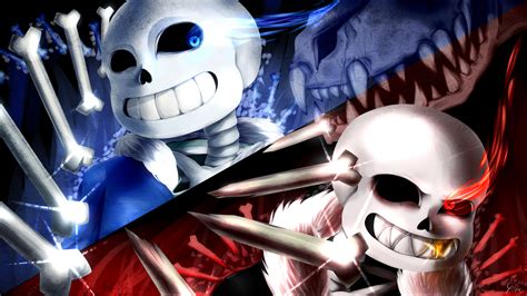 UT!sans vs UF!sans [+SPEEDPAINT] by LilyMagiko on DeviantArt