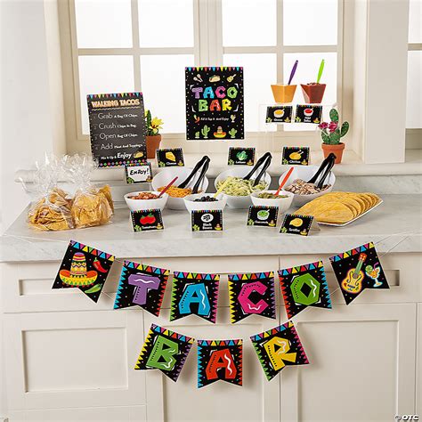 Taco Bar Decorating Kit - 24 Pc.