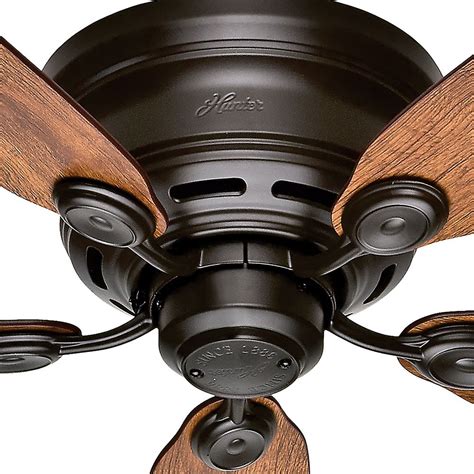 Low Profile Ceiling Fans Without Lights - Low-Profile & Hugger Ceiling Fans Without Light Kits ...