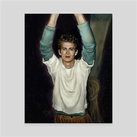 Hayden Christensen fanart, an art canvas by Beatriz Usano - INPRNT