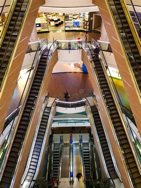 Escalators in Mall of Istanbul Editorial Photography - Image of ...