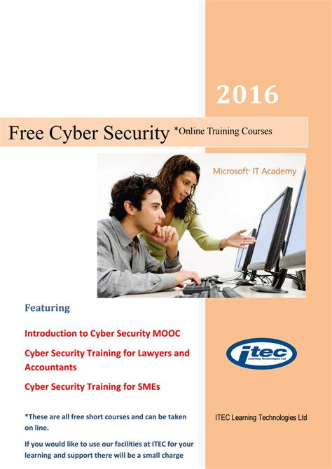 Free cyber security courses brochure 2016 by ITECLT - Issuu