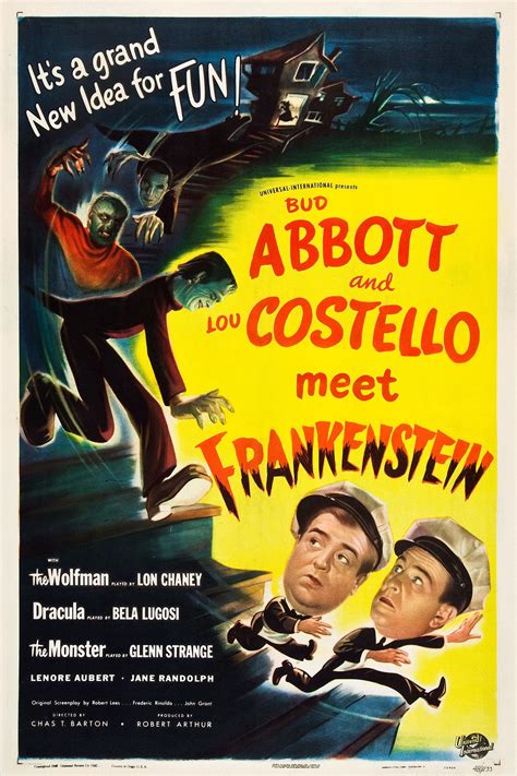 Bud Abbott and Lou Costello Meet Frankenstein (1948) - Posters — The ...