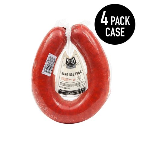 Ring Bologna, 4 pk case | Category: Bologna | Frick's Quality Meats