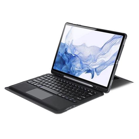 DUX DUCIS DK - etui składane z klawiaturą bezprzewodową do Samsung Tab S8 Plus (X800/X806)/S7FE ...