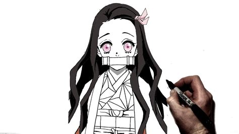 How To Draw Nezuko Kamado Demon Slayer Easy Step By Step Tutorial | Porn Sex Picture