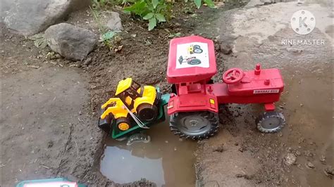 Fun Toy Tractor Video for Kids|JCB kids Tractor videos | Kids toy - YouTube