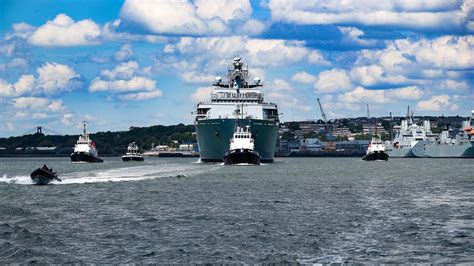 Royal Navy flagship deploys from Plymouth to lead task force - photo ...