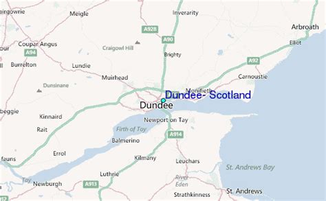 Dundee, Scotland Tide Station Location Guide