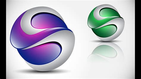 How to create 3D Logo Design in Adobe Illustrator CS5 | HD | S2 - YouTube