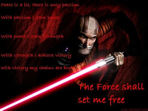 The Dark Side......Sith Quotes. QuotesGram quotesgram.com | Sith lord, Dark lord of the sith, Sith