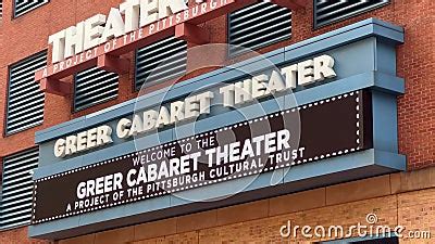 Greer Cabaret Theater at Theater Square in Pittsburgh - PITTSBURGH, UNITED STATES - JUNE 05 ...