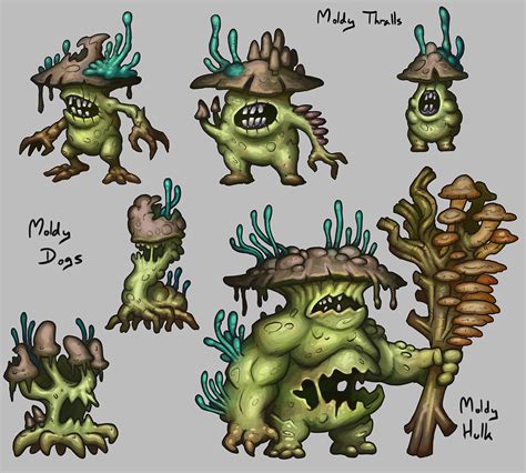 ArtStation - Mushroom Monster Concepts