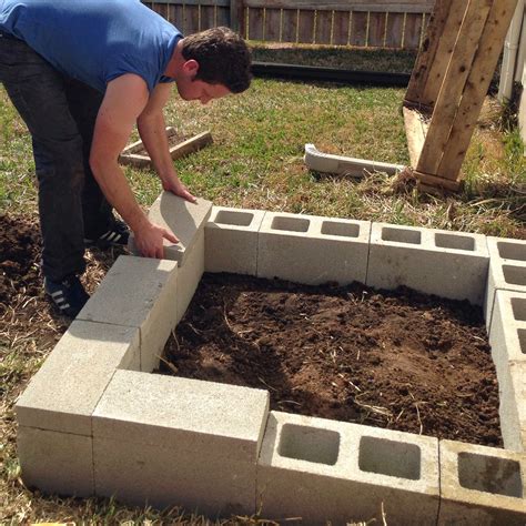 How To Build A Cinder Block Raised Garden Bed