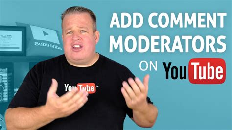 How To Add Comment Moderators To Your YouTube Channel - YouTube