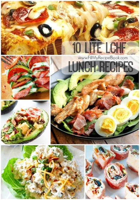 10 Lite LCHF Lunch Recipes - Fill My Recipe Book