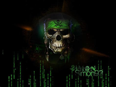 Hacker skull Wallpaper by Simon93-ITA on DeviantArt