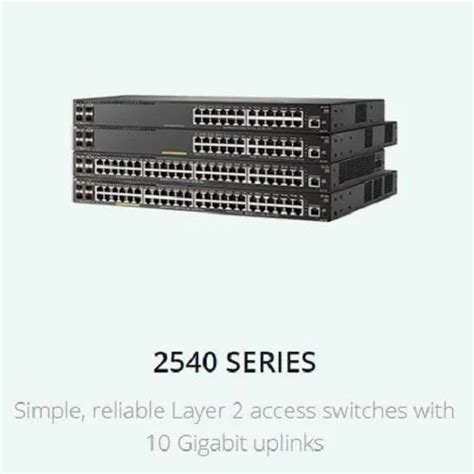 2540 Series ARUBA Network Switch at Rs 85000/unit | HPE Aruba in ...