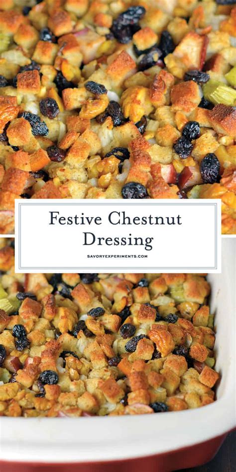 Chestnut Dressing Recipe - Savory Experiments