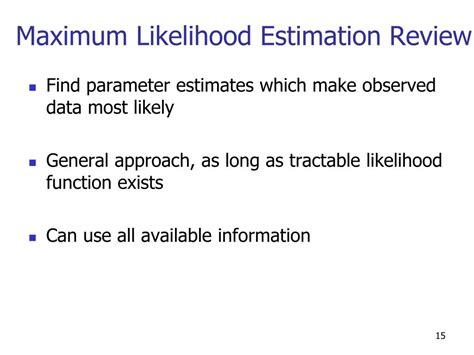 PPT - Maximum Likelihood Estimation & Expectation Maximization ...