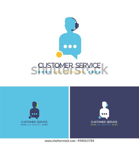 Customer Service Vector Icons Logos Sign Stock Vector (Royalty Free) 498063784 | Shutterstock