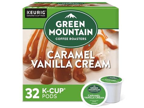 32 Count Green Mountain Coffee Roasters Caramel Vanilla Cream, Single ...