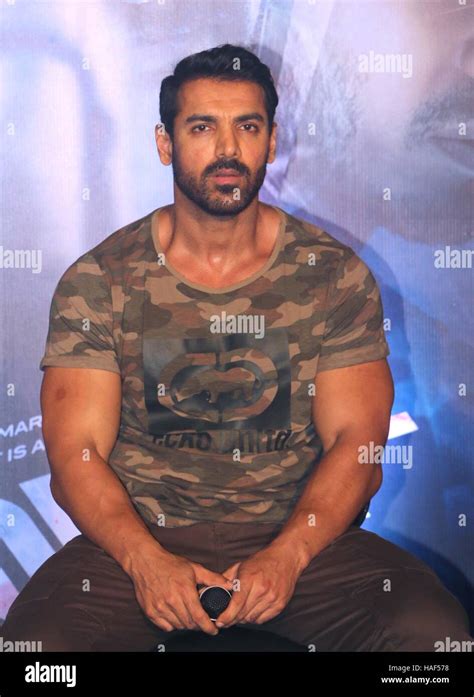 Bollywood actor John Abraham during the trailer launch of film Force 2, in Mumbai, India on ...