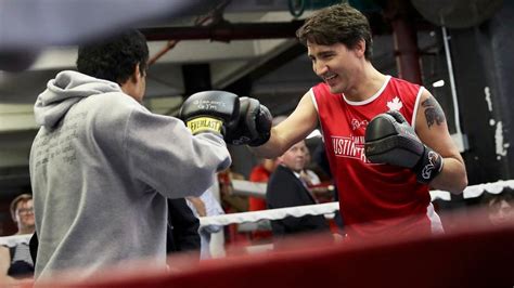 Justin Trudeau gets ready to rumble