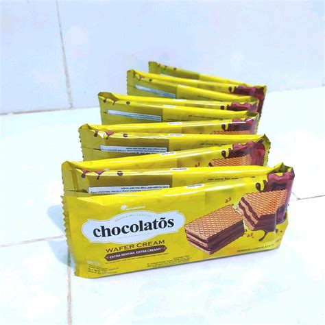 CHOCOLATOS WAFER CREAM RENCENG/1 RENCENG ISI 10 SACHET/JAJANAN RINGAN CEMILAN | Lazada Indonesia