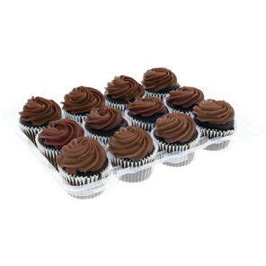 H‑E‑B Chocolate Cupcakes with Chocolate Buttercream Icing ‑ Shop ...