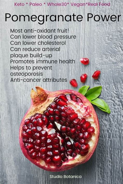 Pomegranate Power ~ benefits + recipes you need to try! - Studio ...