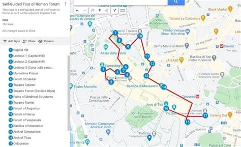 Roman Forum Tour with Map