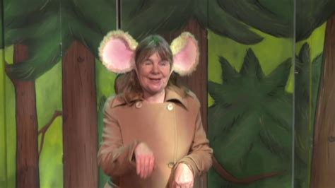 Watch Julia Donaldson star in a staged adaptation of The Gruffalo - YouTube