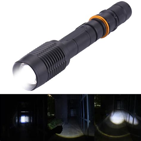 Waterproof Zoomable Torch Lights 1200LM Zoomable CREE XML T6 LED Flashlight Lamp&18650&Charger ...