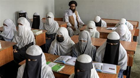 Afghan schoolgirls are finishing sixth grade in tears. Under Taliban ...