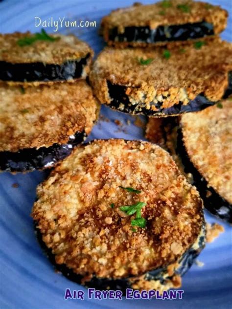 Air Fryer Eggplant Parmesan - Daily Yum